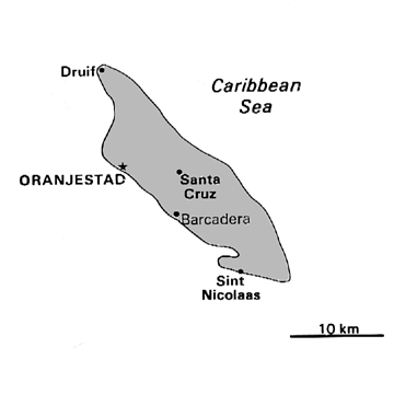 [Country map of Aruba]