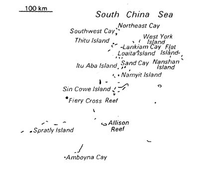 [Country map of Spratly Islands]